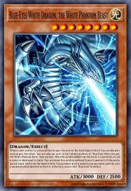 Blue-Eyes White Dragon, the White Phantom Beast